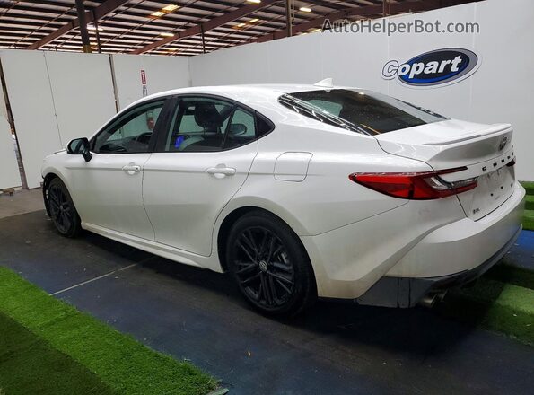 4T1DAACK6SU138912 2025 TOYOTA CAMRY Белый Задняя левая четверть