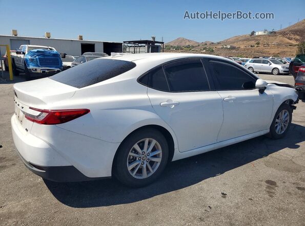 4T1DAACK6SU151644 2025 TOYOTA CAMRY White Հետևի աջ
