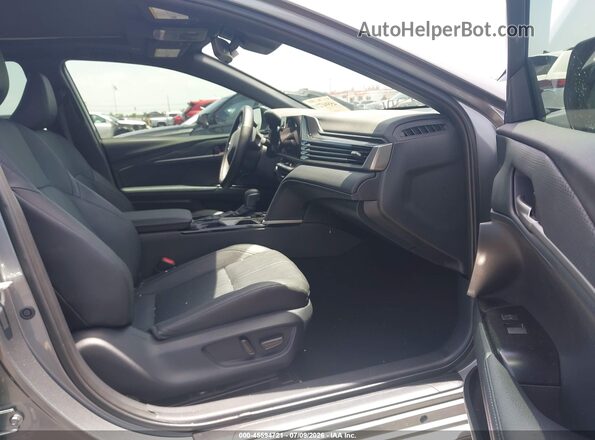 4T1DAACK6SU509681 2025 TOYOTA CAMRY Gray Widok wnętrza z przodu