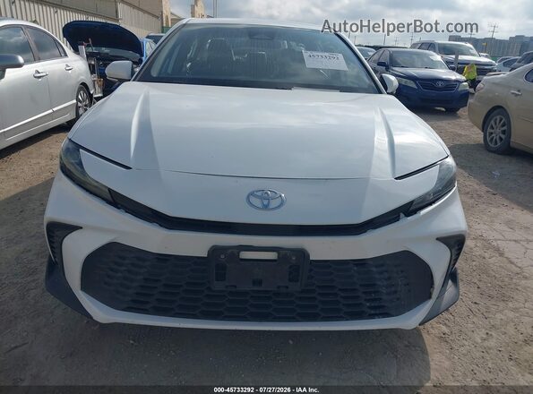 4T1DAACK6SU555897 2025 TOYOTA CAMRY White Widok zestawu wskaźników