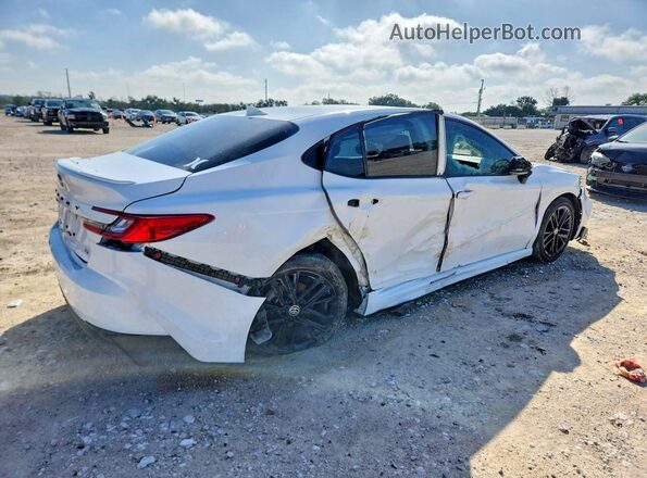 4T1DAACK6SU581027 2025 TOYOTA CAMRY Белый Задняя правая четверть