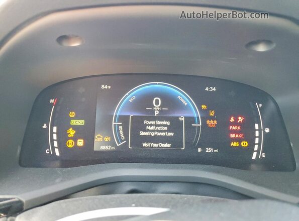 4T1DAACK6SU626953 2025 TOYOTA CAMRY White Vista del cuadro de instrumentos