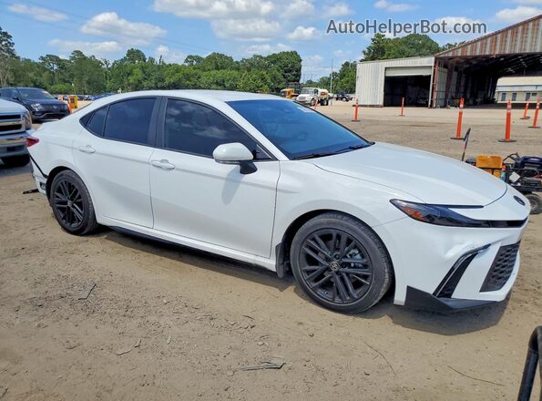 4T1DAACK6SU648337 2025 TOYOTA CAMRY White Передня права чверть