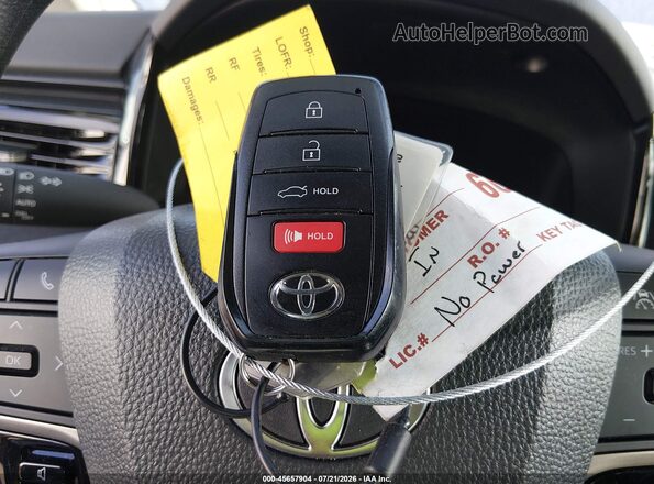 4T1DAACK6TU255049 2026 TOYOTA CAMRY Blue Вид панелі приладів