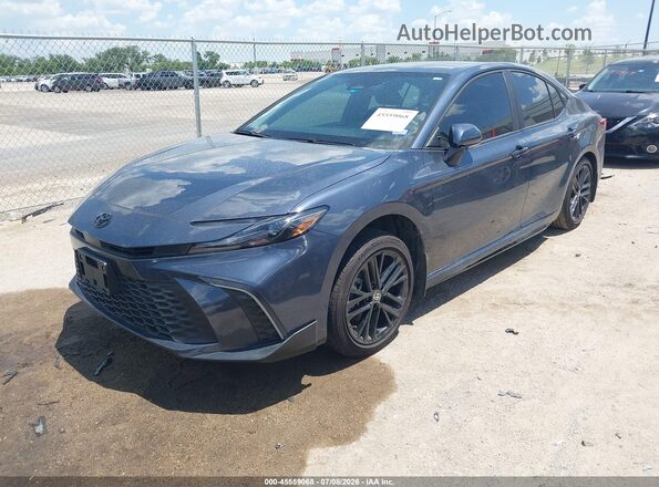 4T1DAACK6TU652552 2026 TOYOTA CAMRY Blue წინა მარცხენა ხედი სამი მეოთხედიდან