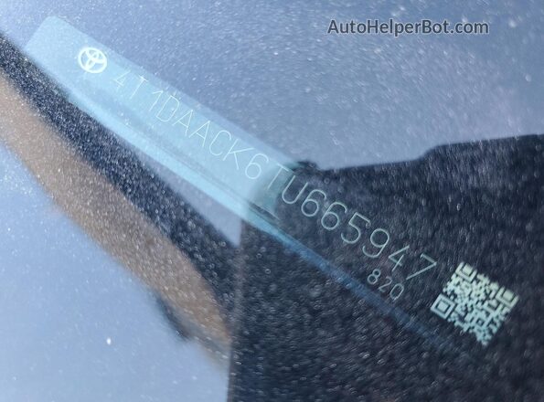 4T1DAACK6TU665947 2026 TOYOTA CAMRY Blue ძრავის განყოფილების ხედი