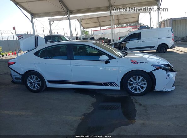 4T1DAACK7SU008265 2025 TOYOTA CAMRY Белый Панорамный вид салона 360°