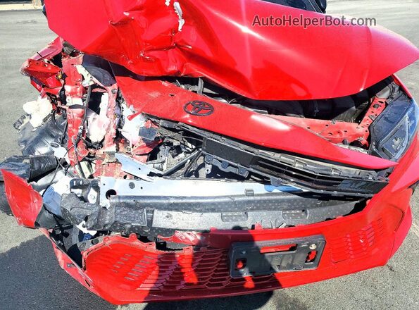 4T1DAACK7SU019296 2025 TOYOTA CAMRY Red Rear interior view