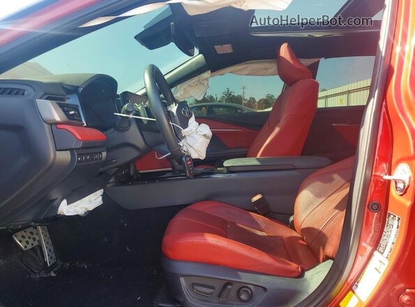 4T1DAACK7SU019296 2025 TOYOTA CAMRY Red Front interior view