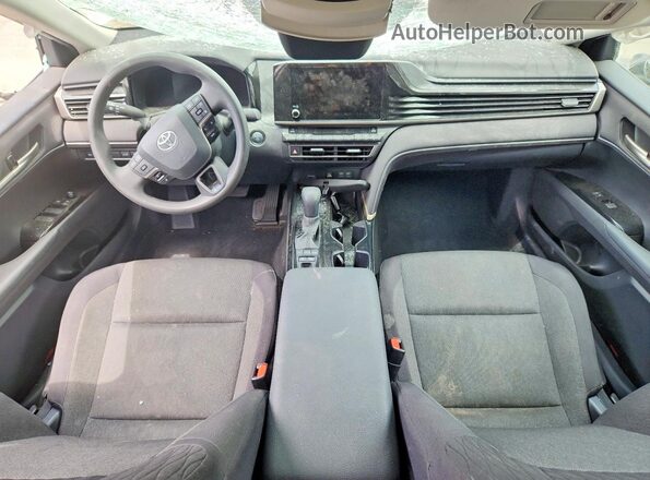 4T1DAACK7SU102310 2025 TOYOTA CAMRY White Առջևի վահանակի տեսք