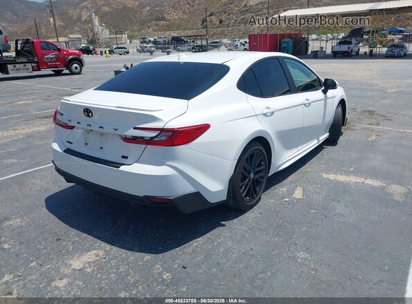 4T1DAACK7SU119429 2025 TOYOTA CAMRY White Հետևի աջ