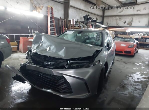4T1DAACK7SU501668 2025 TOYOTA CAMRY Gray წინა მარცხენა ხედი სამი მეოთხედიდან