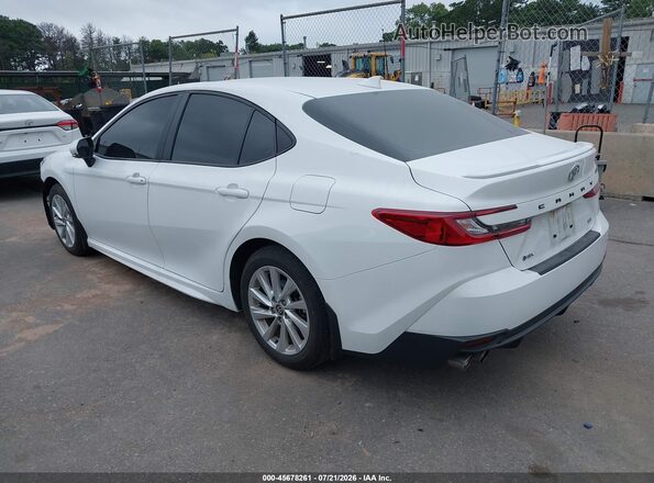 4T1DAACK7SU512587 2025 TOYOTA CAMRY White Հետևի ձախ