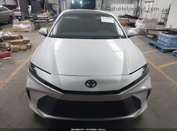 4T1DAACK7SU589959 2025 TOYOTA CAMRY White Vista del cuadro de instrumentos