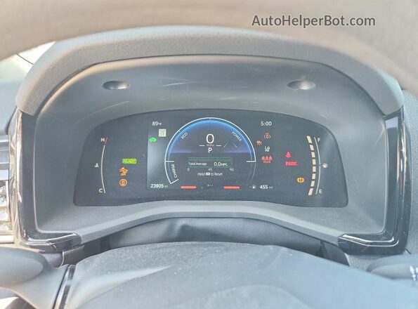 4T1DAACK7SU593171 2025 TOYOTA CAMRY Серебряный Вид щитка приборов