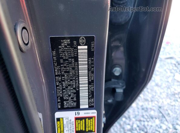 4T1DAACK7SU608896 2025 TOYOTA CAMRY Charcoal Widok komory silnika
