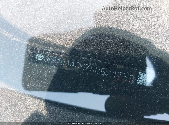 4T1DAACK7SU621759 2025 TOYOTA CAMRY Черный 