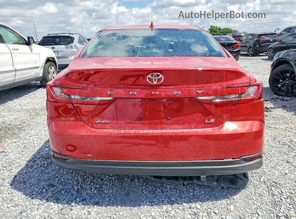 4T1DAACK7TU271115 2026 TOYOTA CAMRY Красный Вид сзади