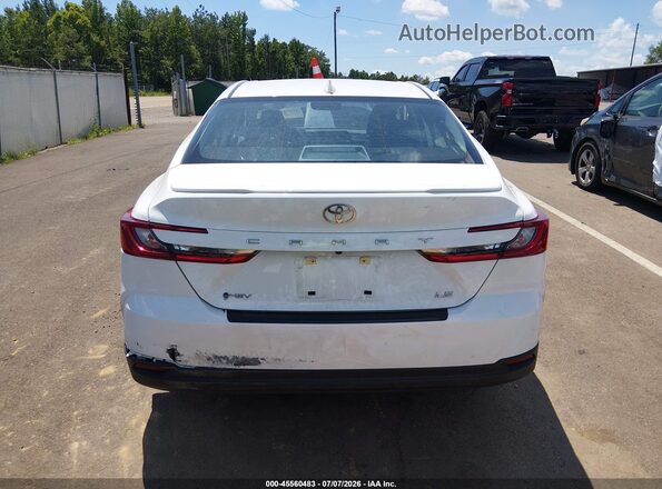 4T1DAACK7TU292398 2026 TOYOTA CAMRY White 