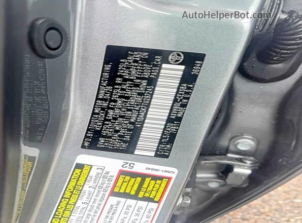 4T1DAACK7TU297245 2026 TOYOTA CAMRY Gray Engine compartment view
