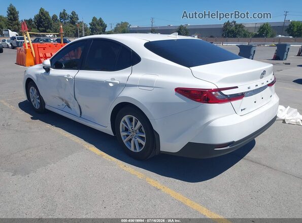 4T1DAACK7TU668999 2026 TOYOTA CAMRY Белый Задняя левая четверть