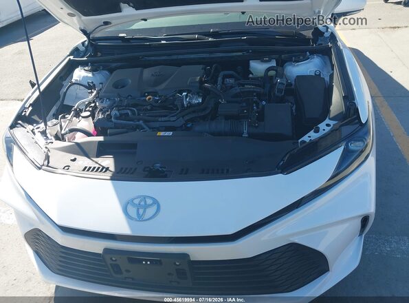 4T1DAACK7TU668999 2026 TOYOTA CAMRY Белый Вид сзади