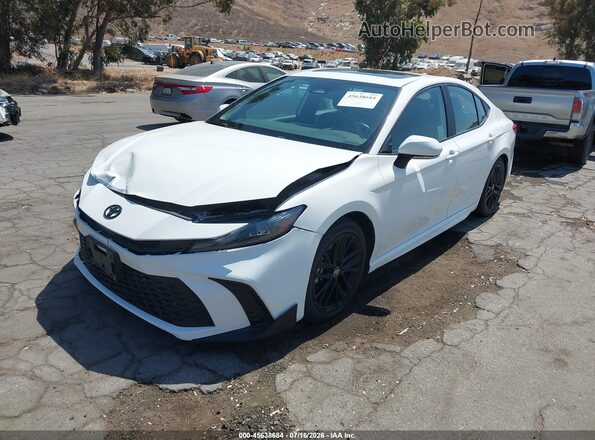 4T1DAACK8SU028203 2025 TOYOTA CAMRY White Przód lewy