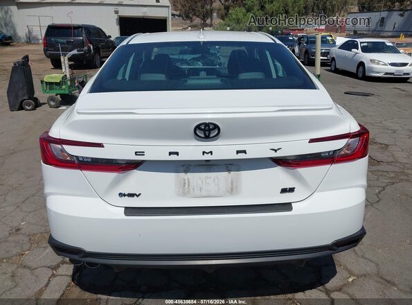 4T1DAACK8SU028203 2025 TOYOTA CAMRY White 
