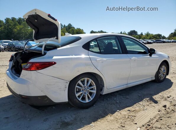 4T1DAACK8SU073139 2025 TOYOTA CAMRY White უკანა მარჯვენა
