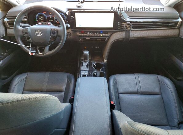 4T1DAACK8SU093536 2025 TOYOTA CAMRY White Вид панелі приладів