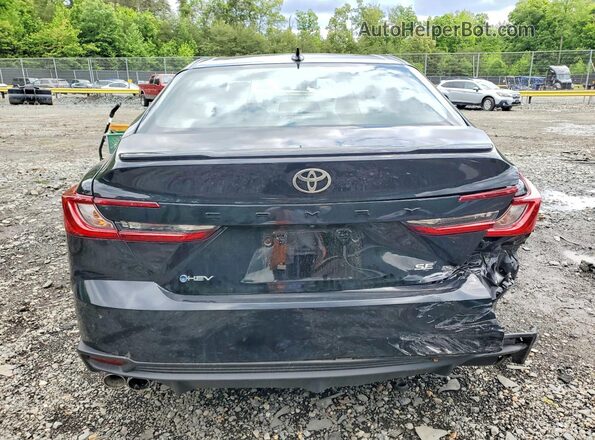 4T1DAACK8SU136417 2025 TOYOTA CAMRY Black Rear view