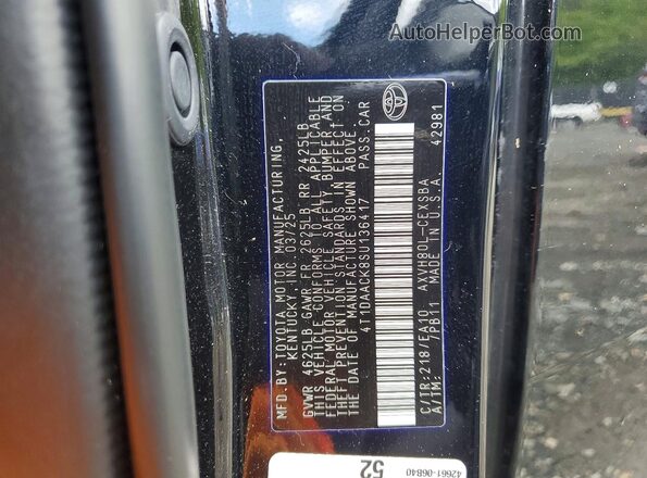 4T1DAACK8SU136417 2025 TOYOTA CAMRY Black Engine compartment view