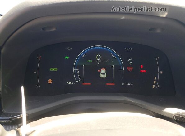 4T1DAACK8SU175976 2025 TOYOTA CAMRY Blue Vista del cuadro de instrumentos