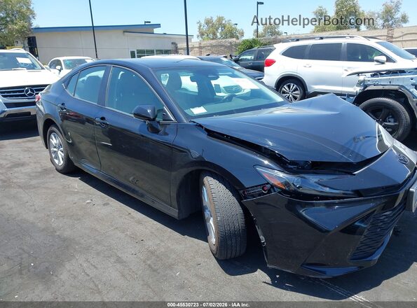 4T1DAACK8SU196195 2025 TOYOTA CAMRY Black Widok wnętrza z tyłu