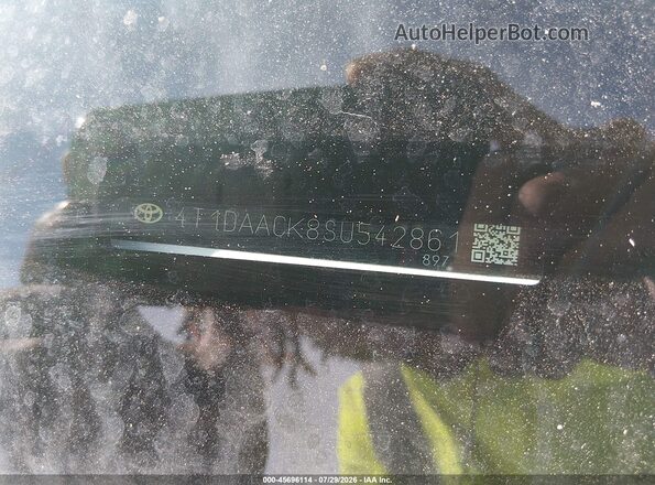4T1DAACK8SU542861 2025 TOYOTA CAMRY White Вид підкапотного простору