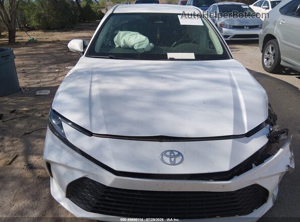 4T1DAACK8SU542861 2025 TOYOTA CAMRY White Вид панелі приладів