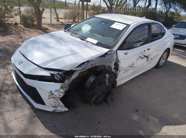 4T1DAACK8SU542861 2025 TOYOTA CAMRY White Передня ліва чверть