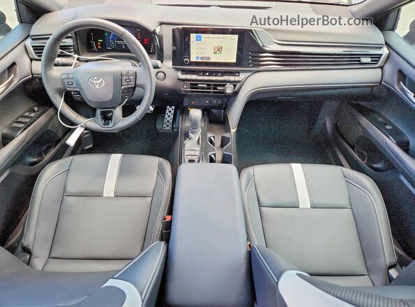 4T1DAACK8SU592031 2025 TOYOTA CAMRY Black Dashboard view