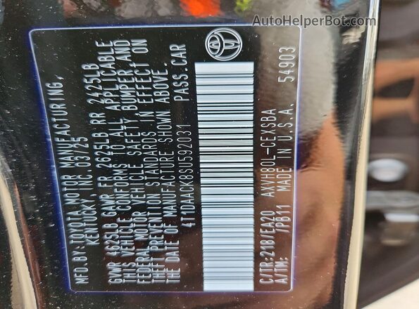 4T1DAACK8SU592031 2025 TOYOTA CAMRY Black Engine compartment view