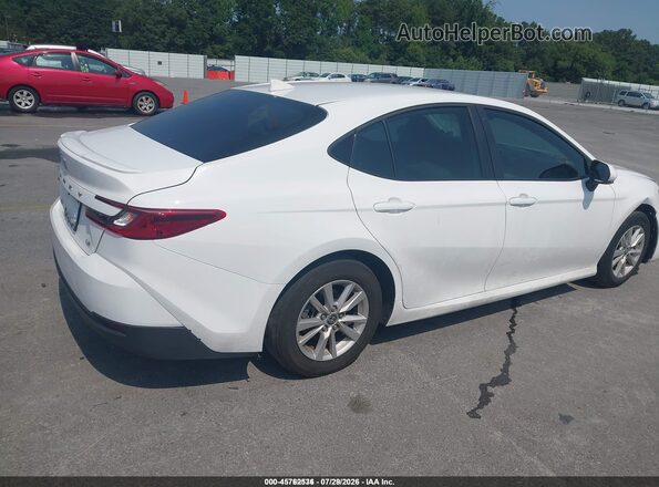 4T1DAACK8SU608227 2025 TOYOTA CAMRY White Հետևի աջ