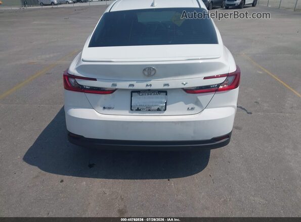 4T1DAACK8SU608227 2025 TOYOTA CAMRY White 
