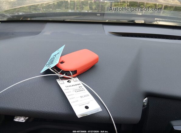 4T1DAACK8SU626890 2025 TOYOTA CAMRY  Dashboard view