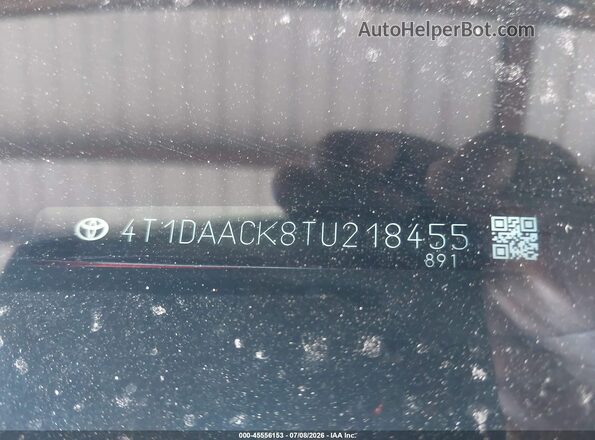 4T1DAACK8TU218455 2026 TOYOTA CAMRY Red Engine compartment view