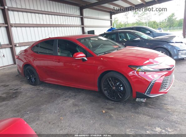 4T1DAACK8TU218455 2026 TOYOTA CAMRY Red Rear interior view