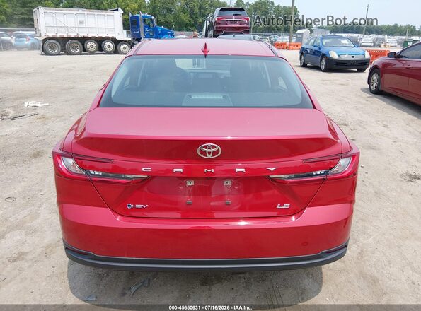 4T1DAACK8TU262228 2026 TOYOTA CAMRY Red 
