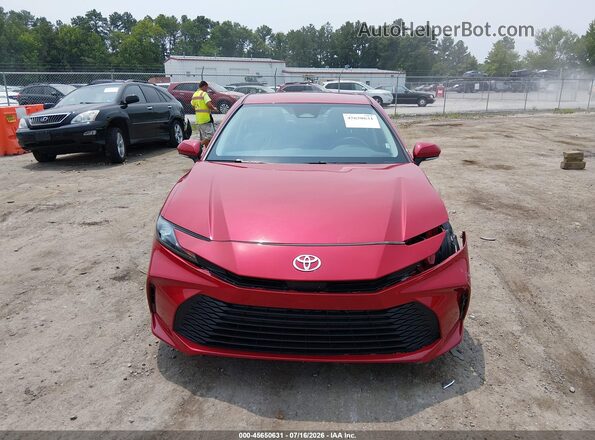 4T1DAACK8TU262228 2026 TOYOTA CAMRY Red Սարքավորումների վահանակի տեսք