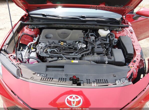 4T1DAACK8TU262228 2026 TOYOTA CAMRY Red Հետևի տեսք