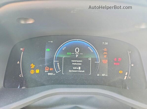4T1DAACK8TU676240 2026 TOYOTA CAMRY Blue Vista del cuadro de instrumentos