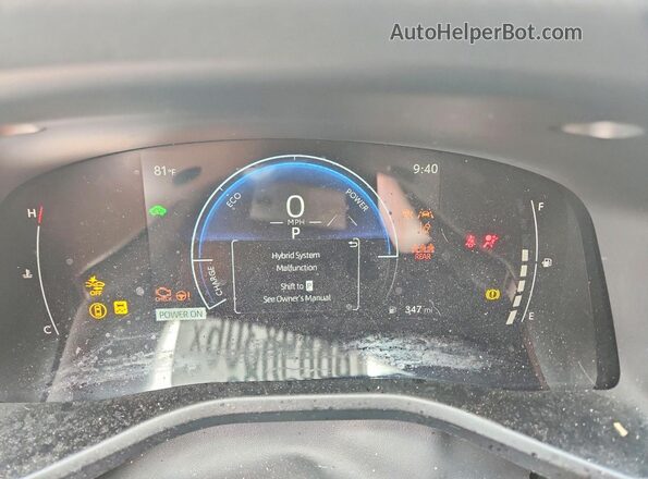 4T1DAACK9SU030185 2025 TOYOTA CAMRY Серый Вид щитка приборов