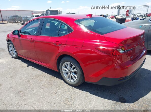 4T1DAACK9SU051330 2025 TOYOTA CAMRY Red Tył lewy